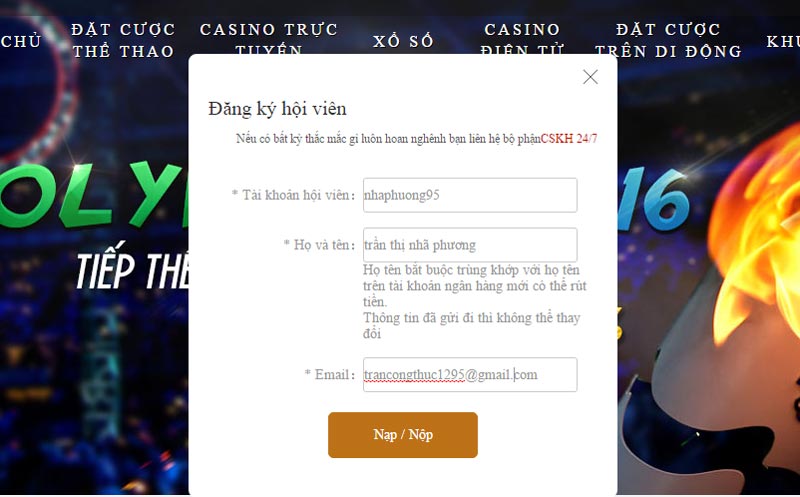 hướng dẫn đăng ký dubai casino