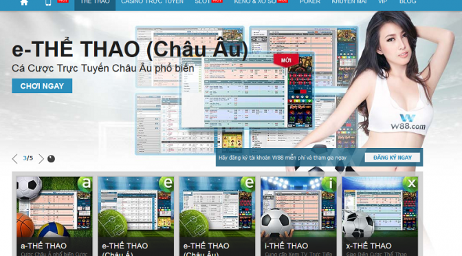 Khuyến mãi thể thao: Nhà cái W88 thưởng 10% nạp lại hàng ngày tại e- Thể thao