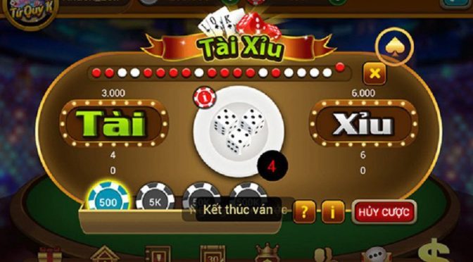 Game tài xỉu chơi online trên mạng internet