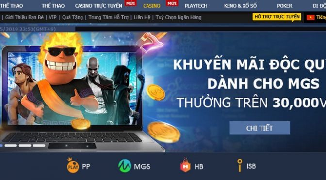 Khuyến mãi Casino Slots M88 với phần thưởng lên đến 30,000 VND tại MGS