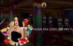 Hoàn trả 0,5% lên đến 60 triệu VND mỗi tuần tại Live casino house