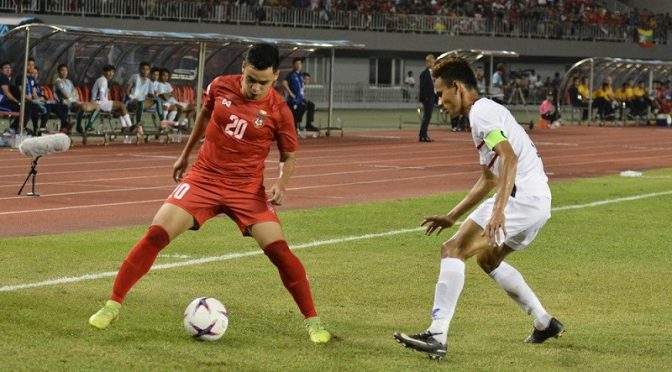 Thua Myanmar 1-3, Lào hết cơ hội đặt chân vào bán kết AFF Cup 2018