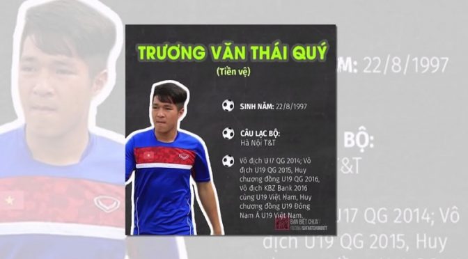 Trương Văn Thái Quý U23 Việt Nam là ai?