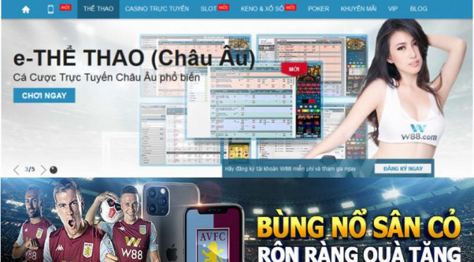 Bùng nổ sân cỏ, rôn ràng quà tặng tại W88