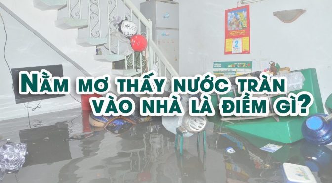 Nằm mơ thấy nước tràn vào nhà đánh con gì?