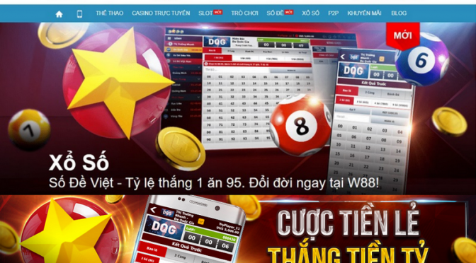 Cược tiền lẻ, thắng tiền tỷ với Jackpot số đề tại W88