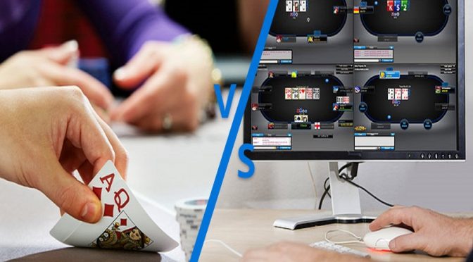 Nên chơi poker live hay poker online dễ kiếm tiền hơn