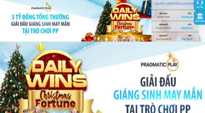 Giải đấu giáng sinh may mắn tại trò chơi PP Fun88