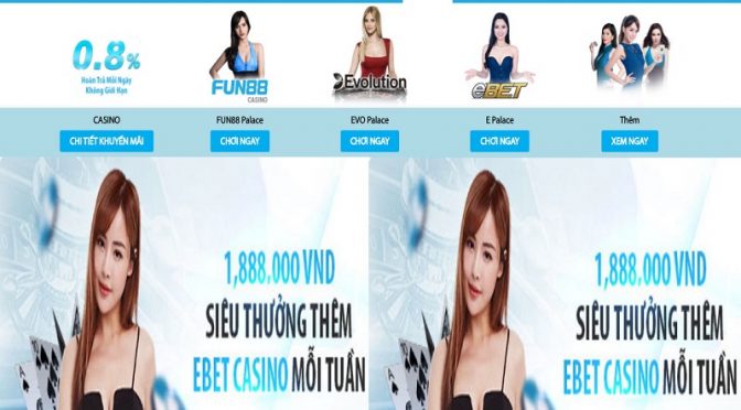 Siêu thưởng thêm chuỗi cược thắng, thua liên tiếp tại Casino Fun88