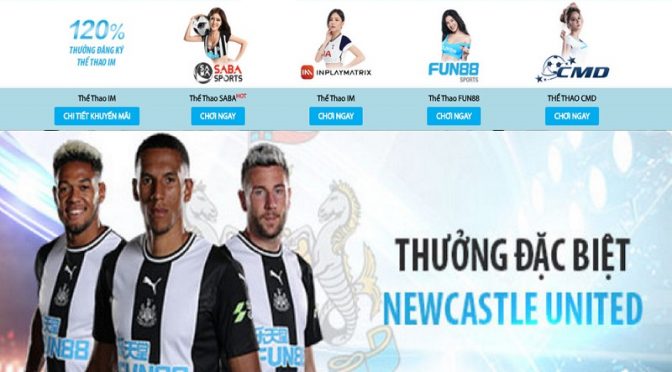 Nhận thưởng Newcastle United mùa giải 2020/2021 tại Fun88