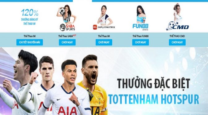 Nhận thưởng TOTTENHAM HOTSPUR mùa giải 2020/2021 tại Fun88