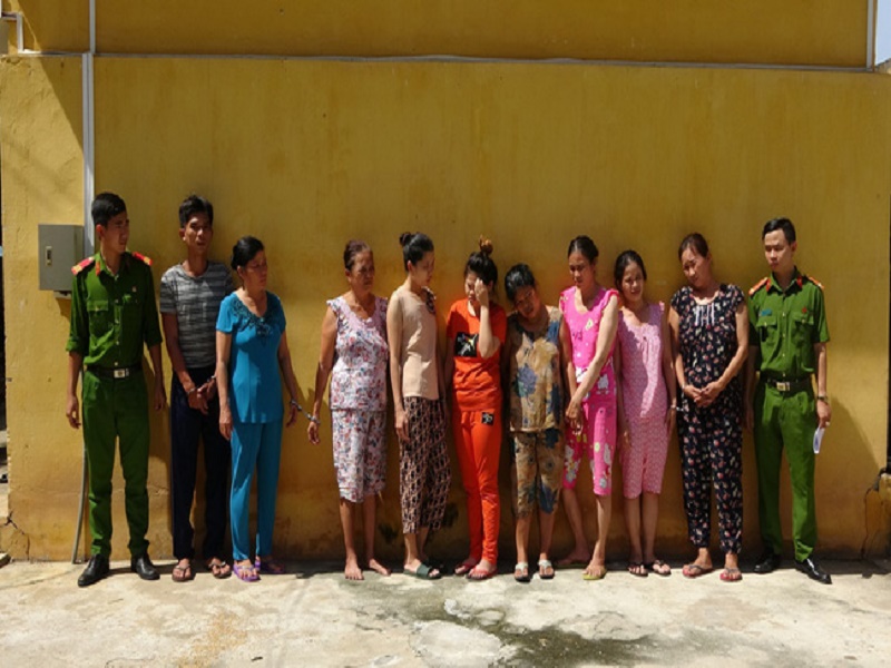 Tây Ninh: Tạm giữ 9 đối tượng tham gia đánh bạc