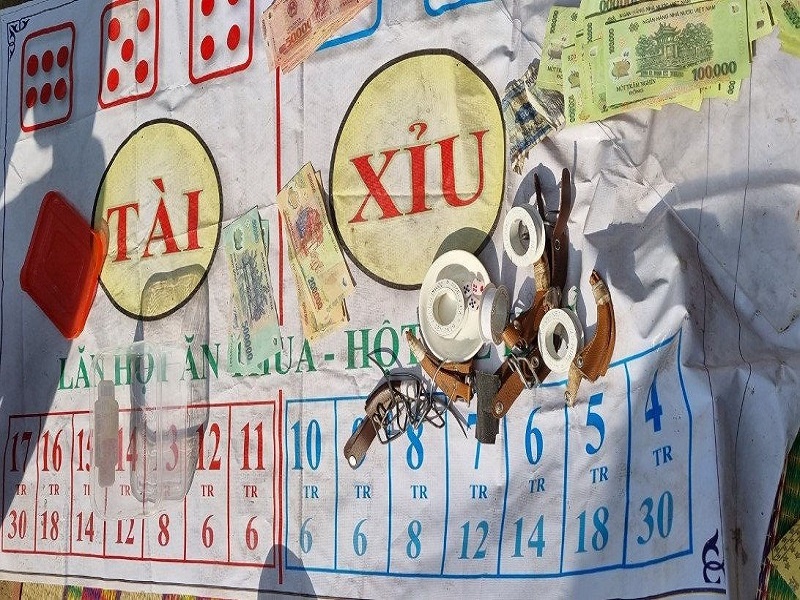 Triệt phá tụ điểm đánh bạc quy mô lớn tại Kiên Giang