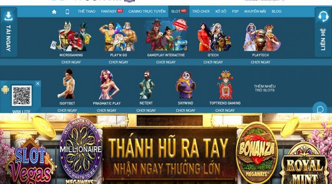 Thánh hũ ra tay nhận ngay thưởng lớn với Big Time Gaming tại W88