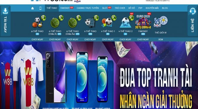 Đua Top tranh tài, nhận ngàn giải thưởng tại Thể Thao W88