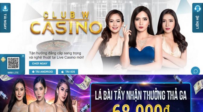 Lá bài tẩy, nhận thưởng thả ga tại Casino Club W88