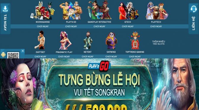 Té nước Songkran nhận thưởng cực đã tại Play’n Go W88