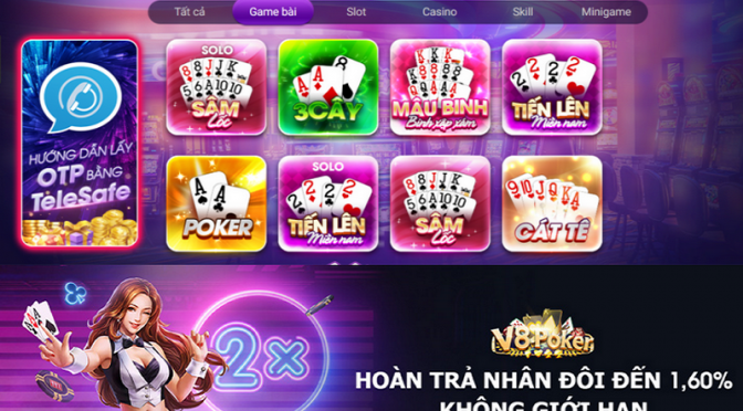 Tham gia V8 Poker M88, nhận hoàn trả nhân đôi mỗi ngày