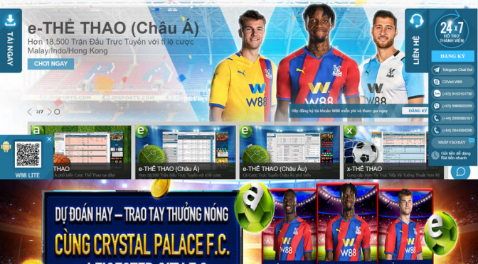 Dự đoán thật hay, trao tay thưởng nóng cùng Crystal Palace F.C và Leicester City tại W88