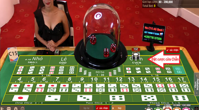 Hướng dẫn các bước chơi Sicbo tài xỉu tại nhà cái casino Fb88