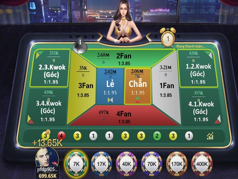 Hướng dẫn chơi Fan Tan trực tuyến tại nhà cái casino Dubai Palace