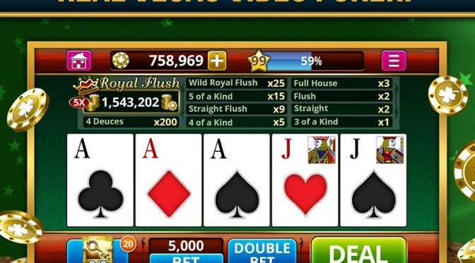 Video Poker là gì? Cách chơi và chiến thuật trong khi chơi Video Poker