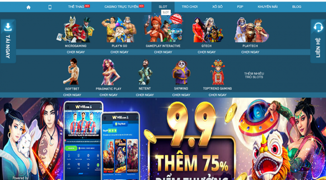 Cùng W88 tham dự sự kiện 9.9, nhận thêm 75% điểm thưởng tại GPI Slots