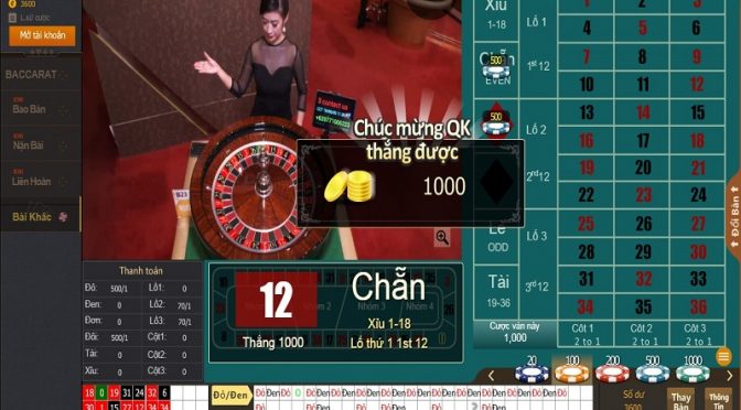 Bí quyết đánh Roulette chiến thắng từ cao thủ áp dụng