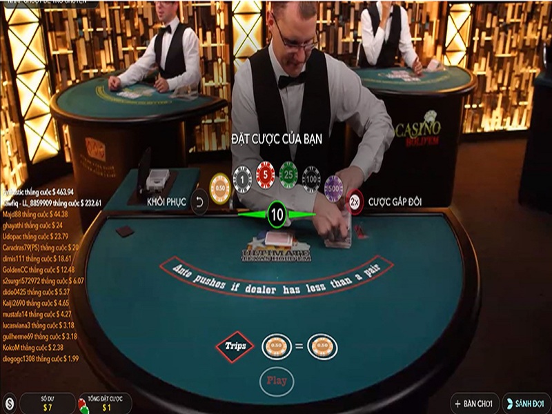 Cách đánh Poker khi ván bài ra mặt Flop đồng chất