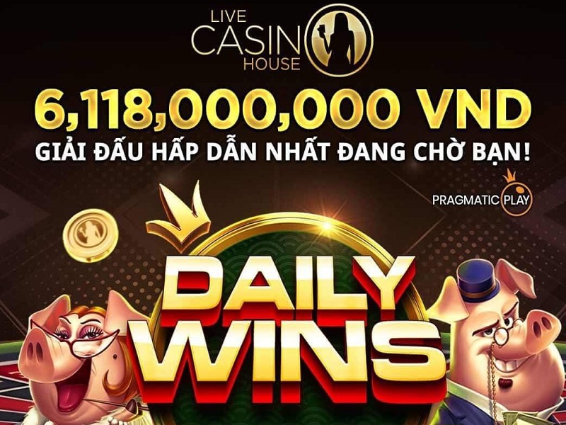 Live casino house thưởng 6,188,000,000 Vnđ tại cuộc đua heo đất 
