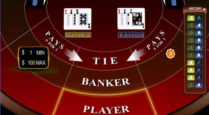 Các thế bài Baccarat, Cách nhận biết thế bài trong Baccarat