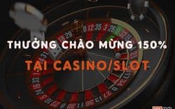 M88 thưởng chào mừng 150% tại Casino/Slot