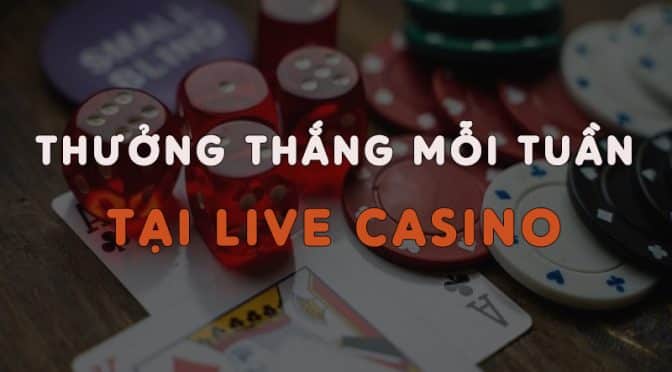 Live Casino tặng thưởng thắng mỗi tuần chỉ có tại M88