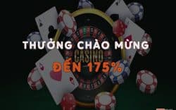 Live Casino thưởng chào mừng đến 175% cùng 28x vòng cược tại M88