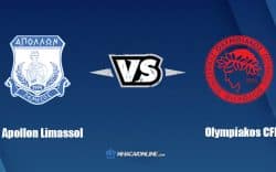 Nhận định kèo nhà cái FB88: Tips bóng đá Apollon Limassol vs Olympiakos CFP, 0h ngày 19/8/2022
